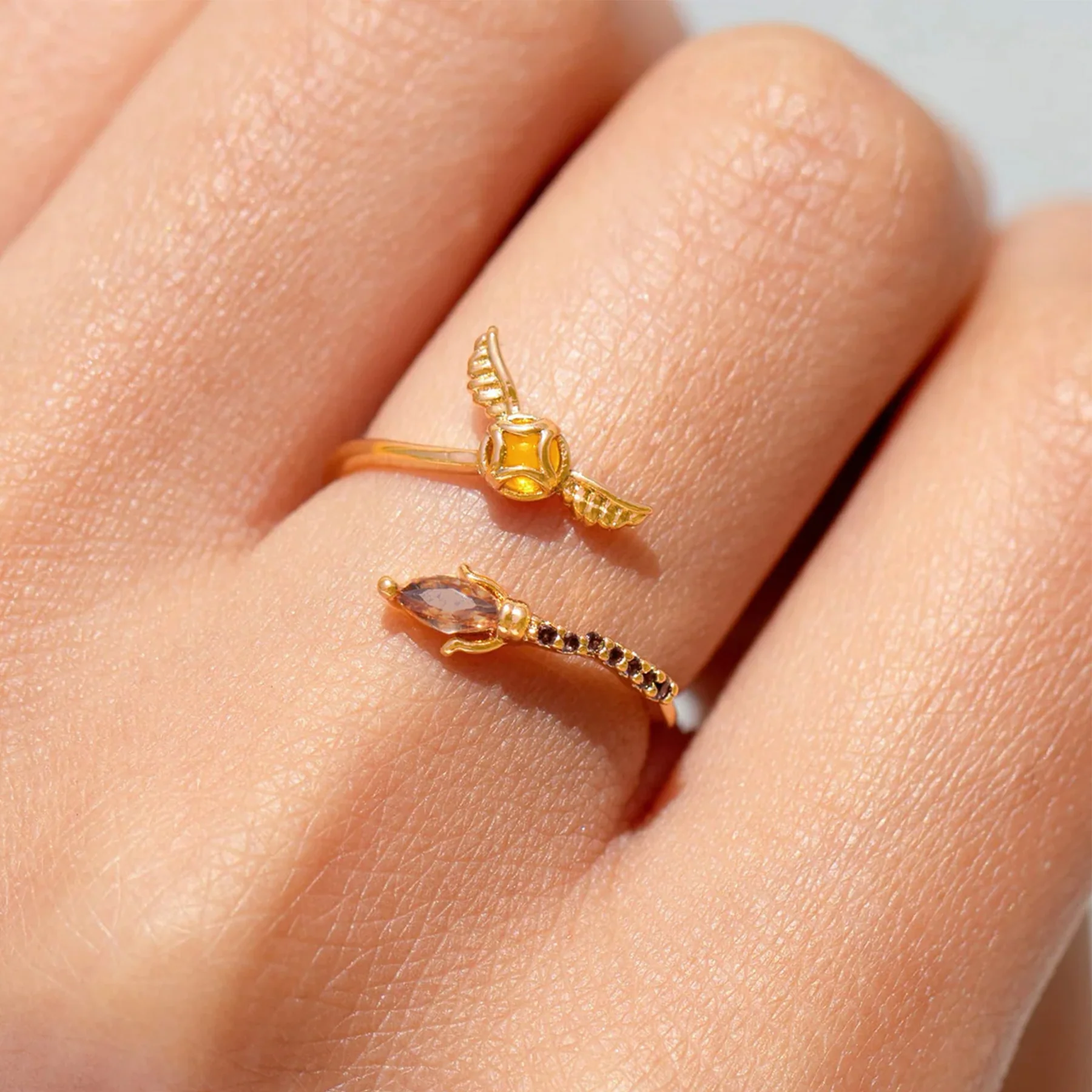 Girls Crew Golden Snitch Ring - Image 2