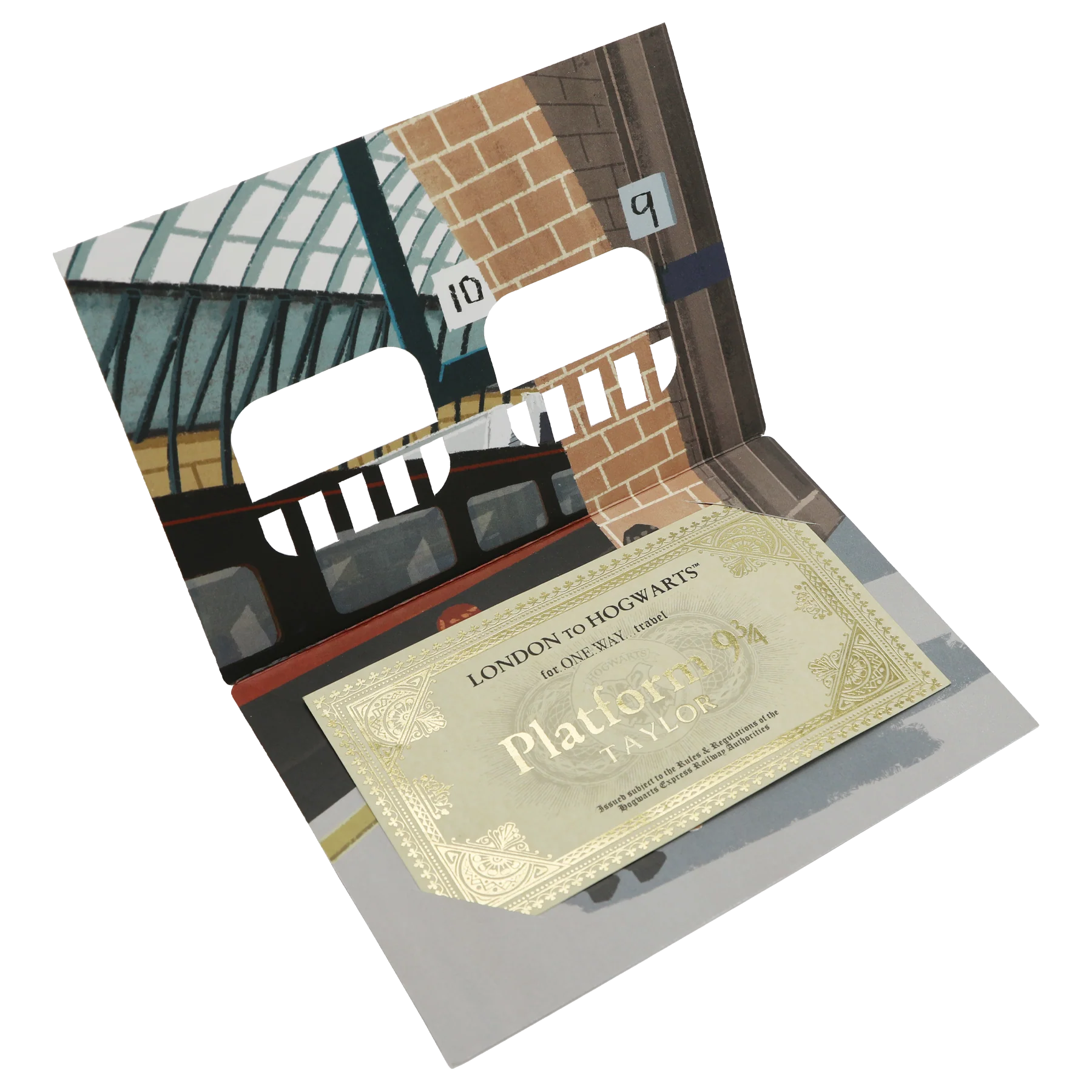 Personalised Hogwarts Express Ticket - Image 4